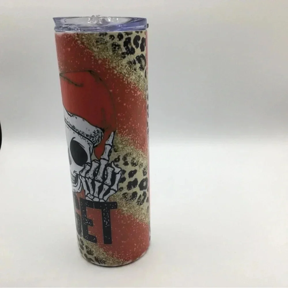 Skeleton Xmas‎ 20oz. Skinny Tumbler